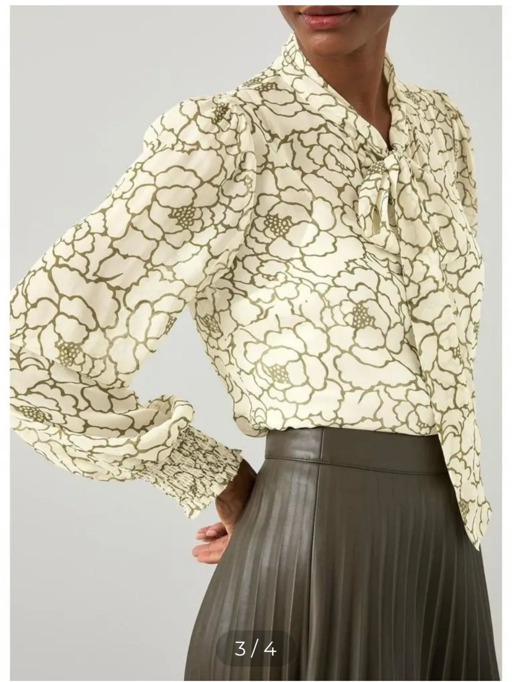 LK Bennett Floral Blouse